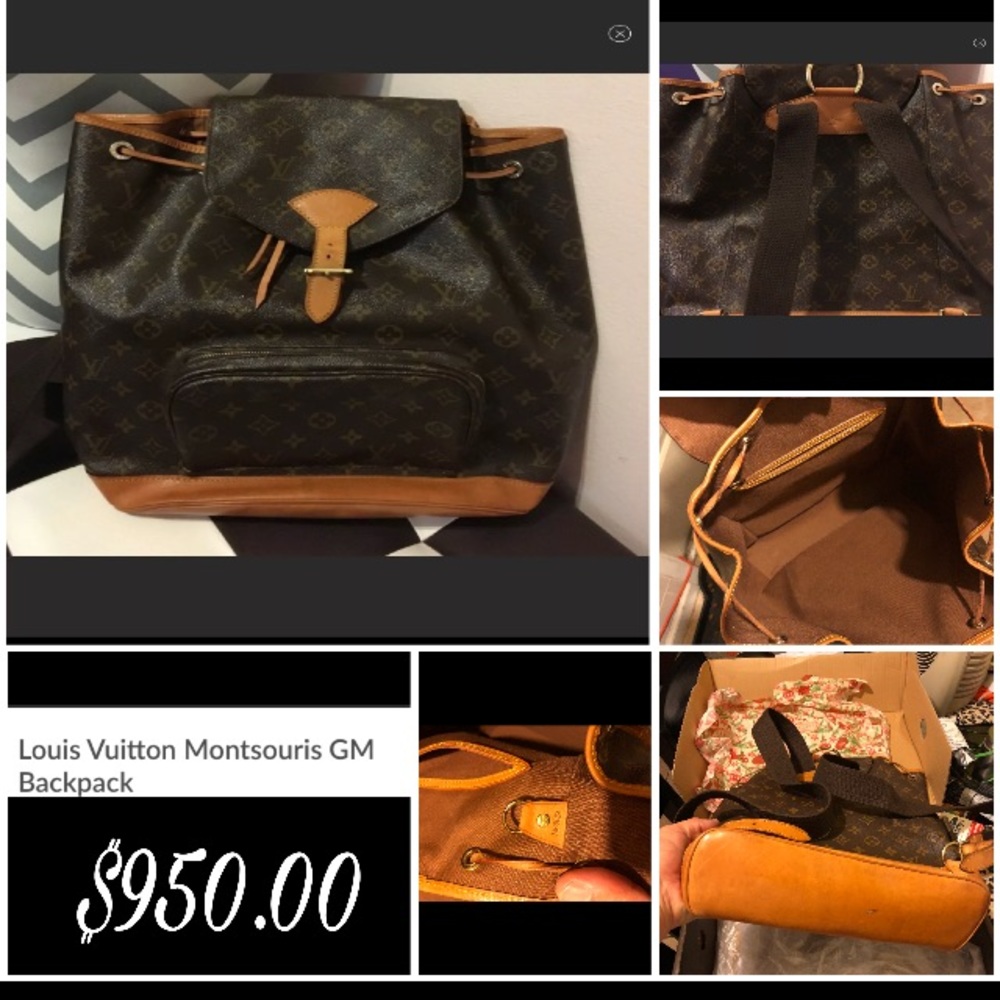 Authentic Louis Vuitton back pack